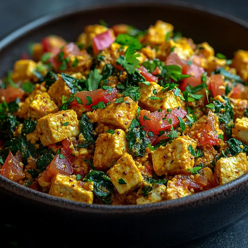 Vegan Tofu Scramble close-up texture