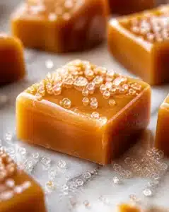 Homemade vanilla cream caramels made from scratch